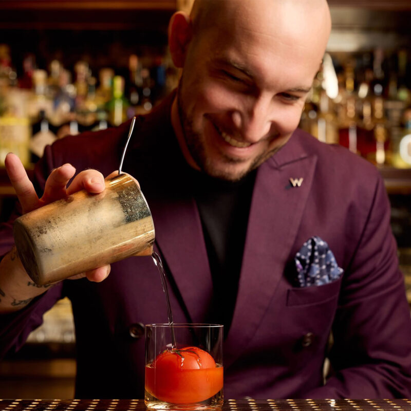 Bloody Mary reimagined in a different form.