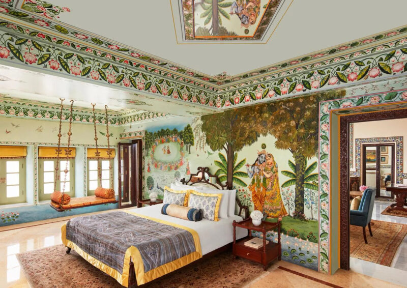 The decoration details reflect a rich history from the past.