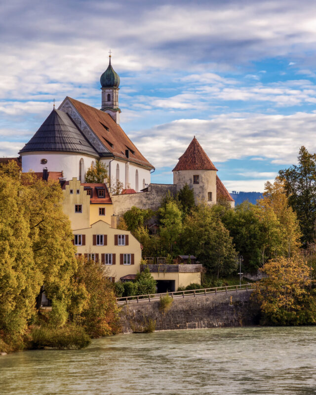 Serenity along the Lech River in Füssen.