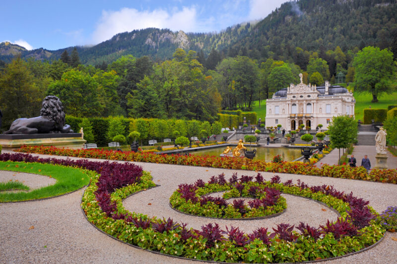 The Linderhof Palace.