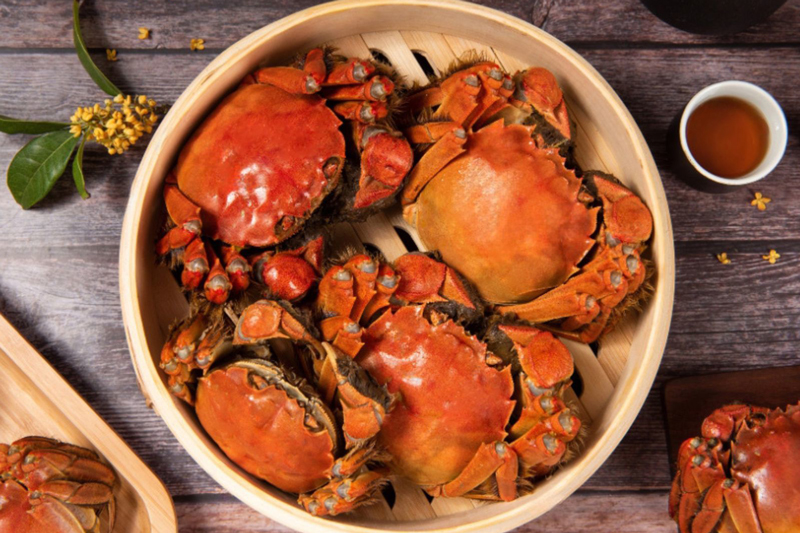 The hairy crab in the Cantonese cooking style takes center stage at Summer Palace.