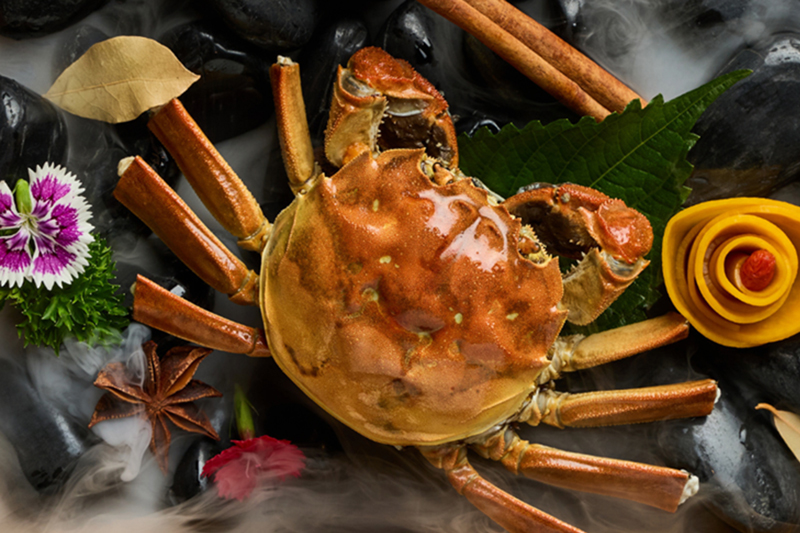 Yangcheng Lake Hairy Crab, a treasure of autumn delicacy from Jiangsu Province.