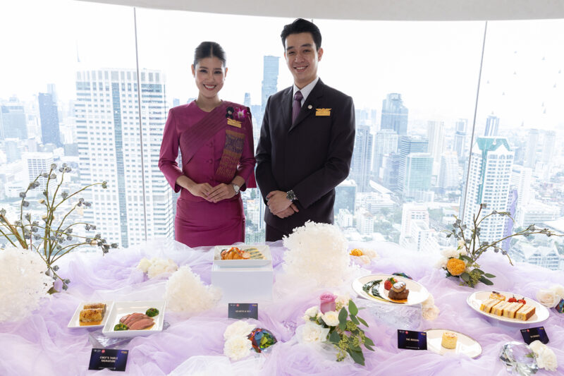 A unique culinary experience up in the sky.