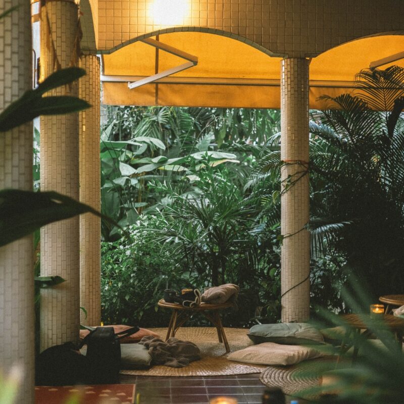 The quiet corner in the house.