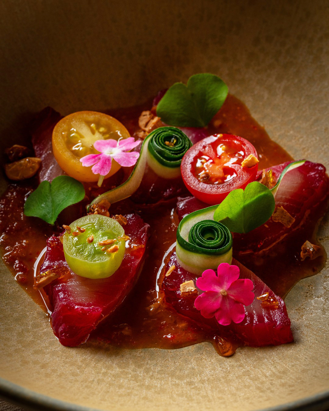 A special dish from romantic six-course menu showcasing refined regional Thai cuisine.