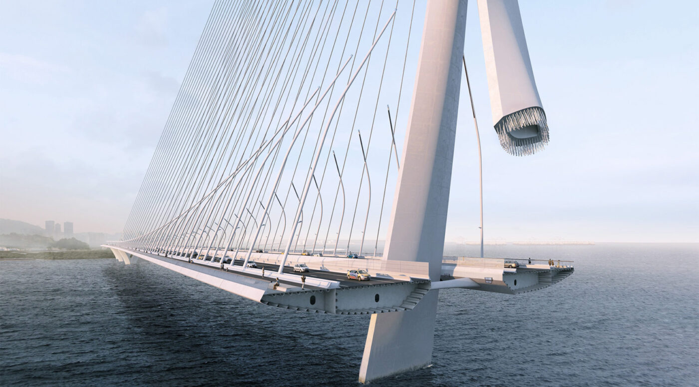 Zaha Hadid’s newest bridge in Taiwan.
