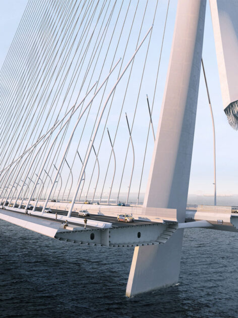 Zaha Hadid’s newest bridge in Taiwan.