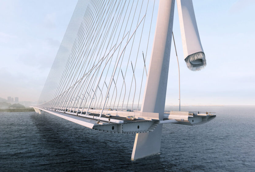 Zaha Hadid’s newest bridge in Taiwan.
