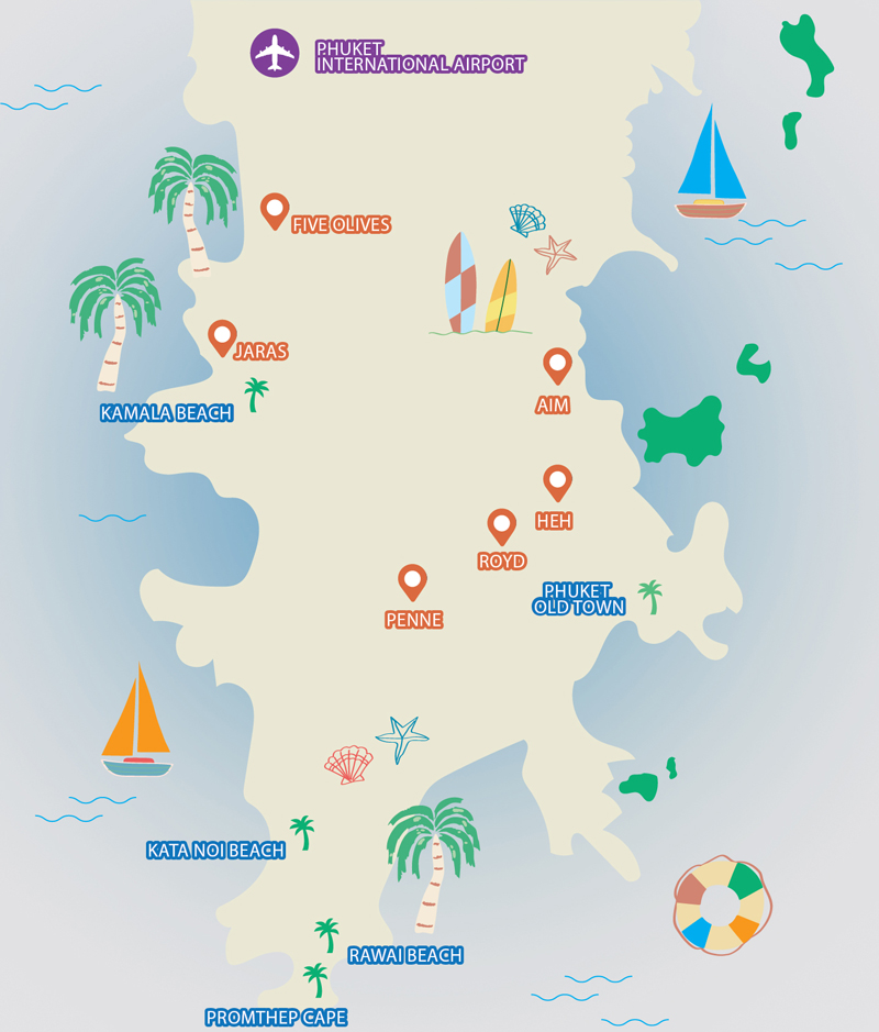 Map and Illustrations by Chavanut Toopthongcharoenpol