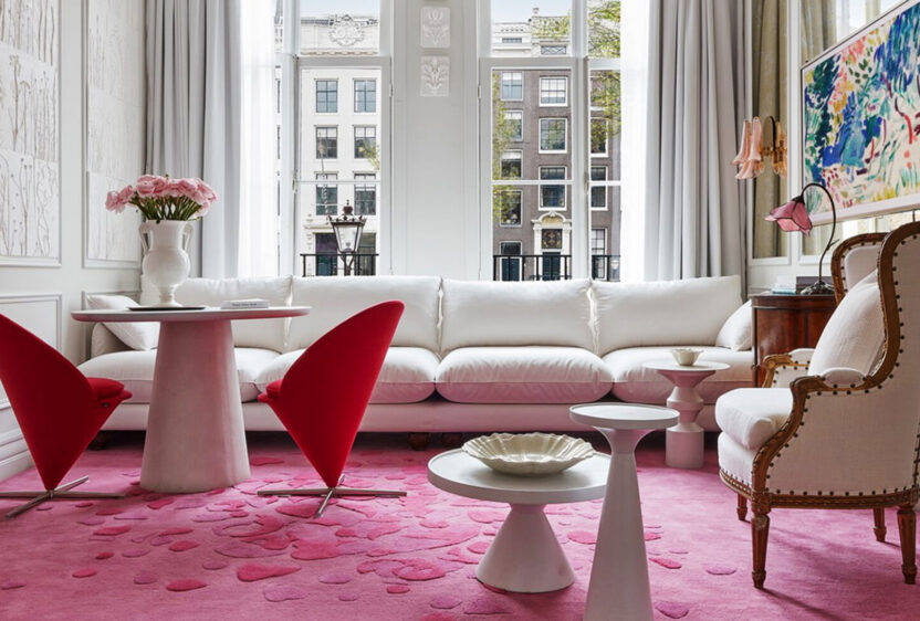 The Flower Collector’s Suite at the Pulitzer Amsterdam.