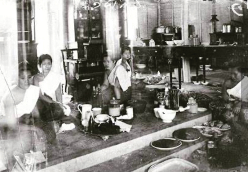 The Royal Kitchen at Suan Dusit Palace, during the reign of King Rama V
