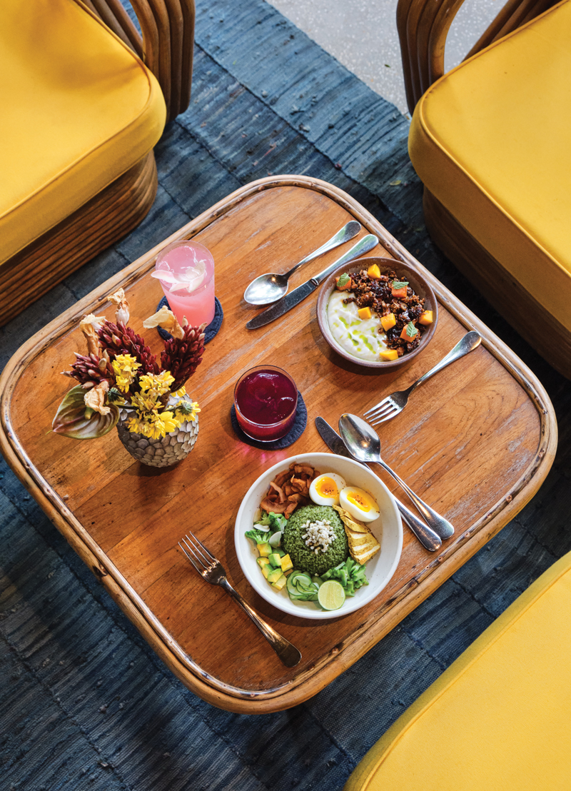 Plant-based cuisine at Tanaman