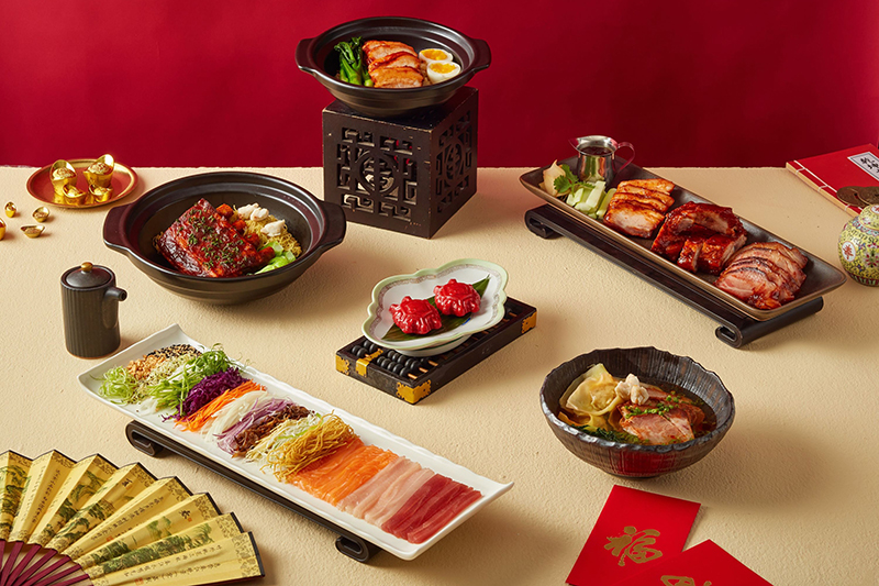 Chinese BBQ Pork Platters awaits for the celebration by the river.