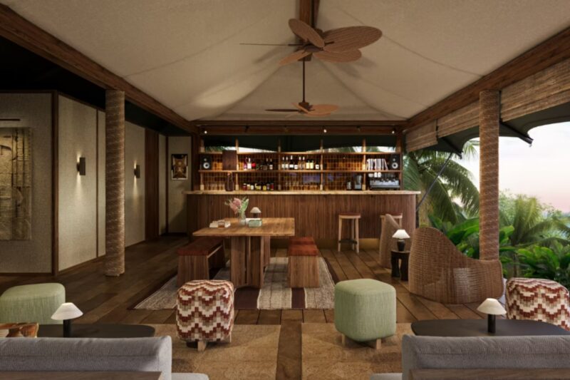 A luxury stay in the tropical paradise.