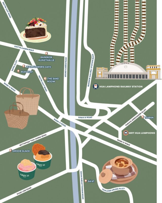 Map and Illustrations by Chavanut Toopthongcharoenpol