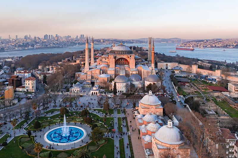 Walk the path where the chariots of the Hippodrome once roared, leading you toward the towering domes of the Hagia Sophia.