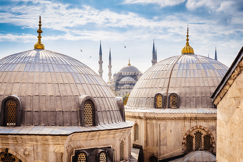 Nowhere else in the world do six minarets and ancient domes harmonize so perfectly against the Istanbul sky.