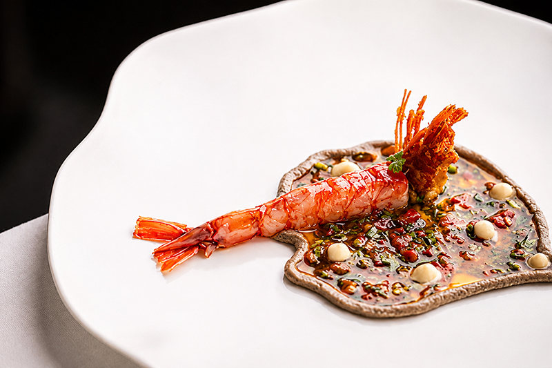 Bold with flavor and the presentation.