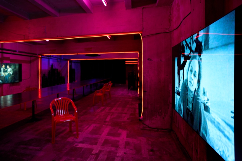 Previous video installations by Michel Auder