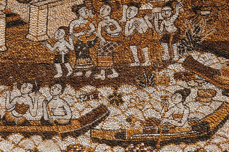 Nong Nooch's signature mosaic art