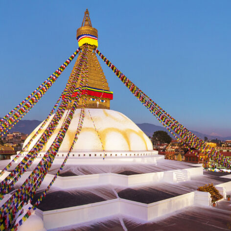 Located in the Boudha district, the iconic Boudhanath Stupa is Kathmandu's largest stupa and a magnificent UNESCO World Heritage Site.