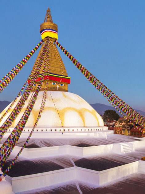 Located in the Boudha district, the iconic Boudhanath Stupa is Kathmandu's largest stupa and a magnificent UNESCO World Heritage Site.