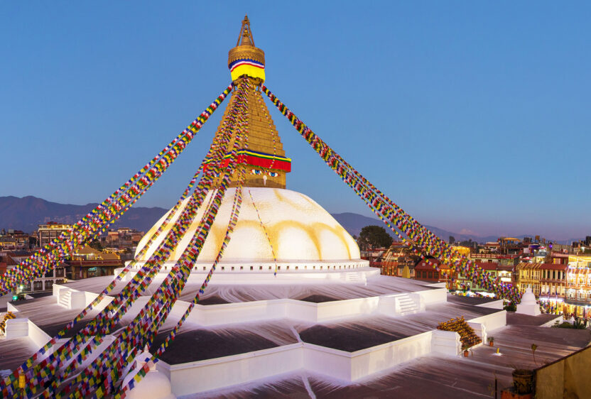 Located in the Boudha district, the iconic Boudhanath Stupa is Kathmandu's largest stupa and a magnificent UNESCO World Heritage Site.