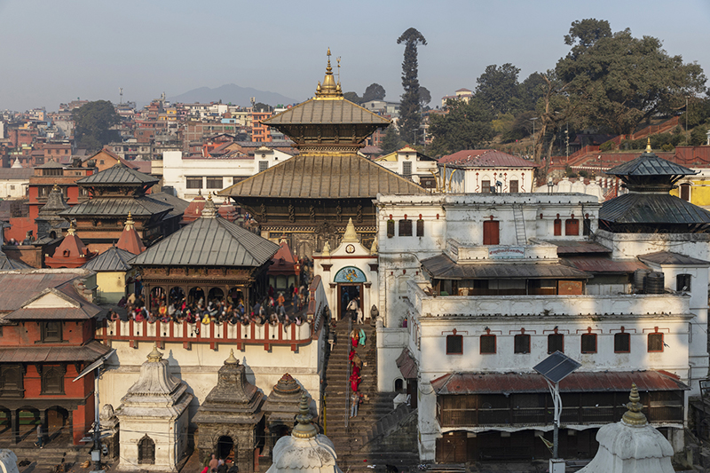Ancient stone shrines echoing centuries of sacred Hindu traditions.