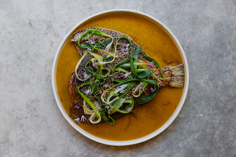Inspiration is drawn directly from the native landscapes, allowing the ingredients, flavors, colors, and textures of the food and drink to reflect the subtle shifts of the changing seasons. (Photo Credit: Sherwood)