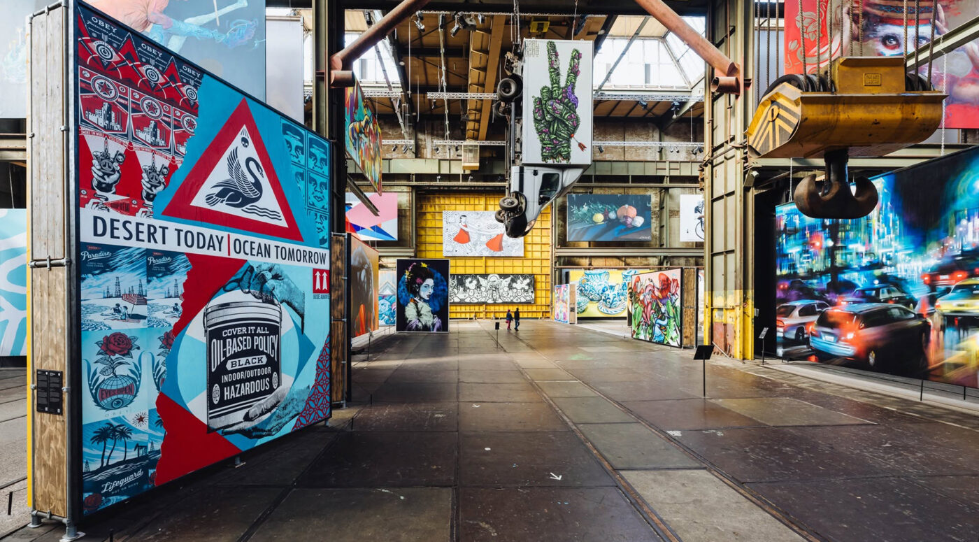 The art scene inside the STRAAT Museum.