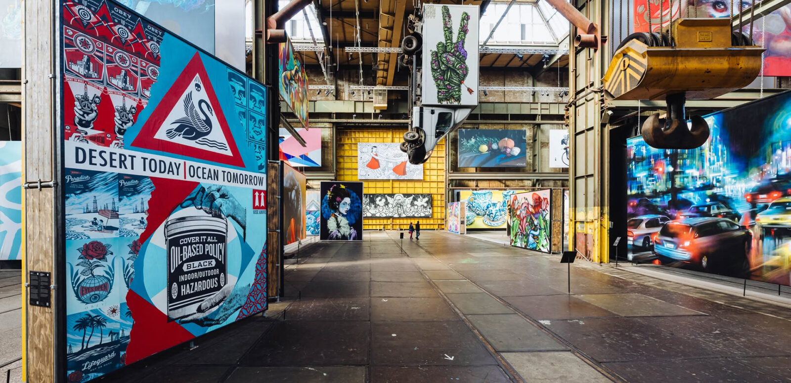 The art scene inside the STRAAT Museum.
