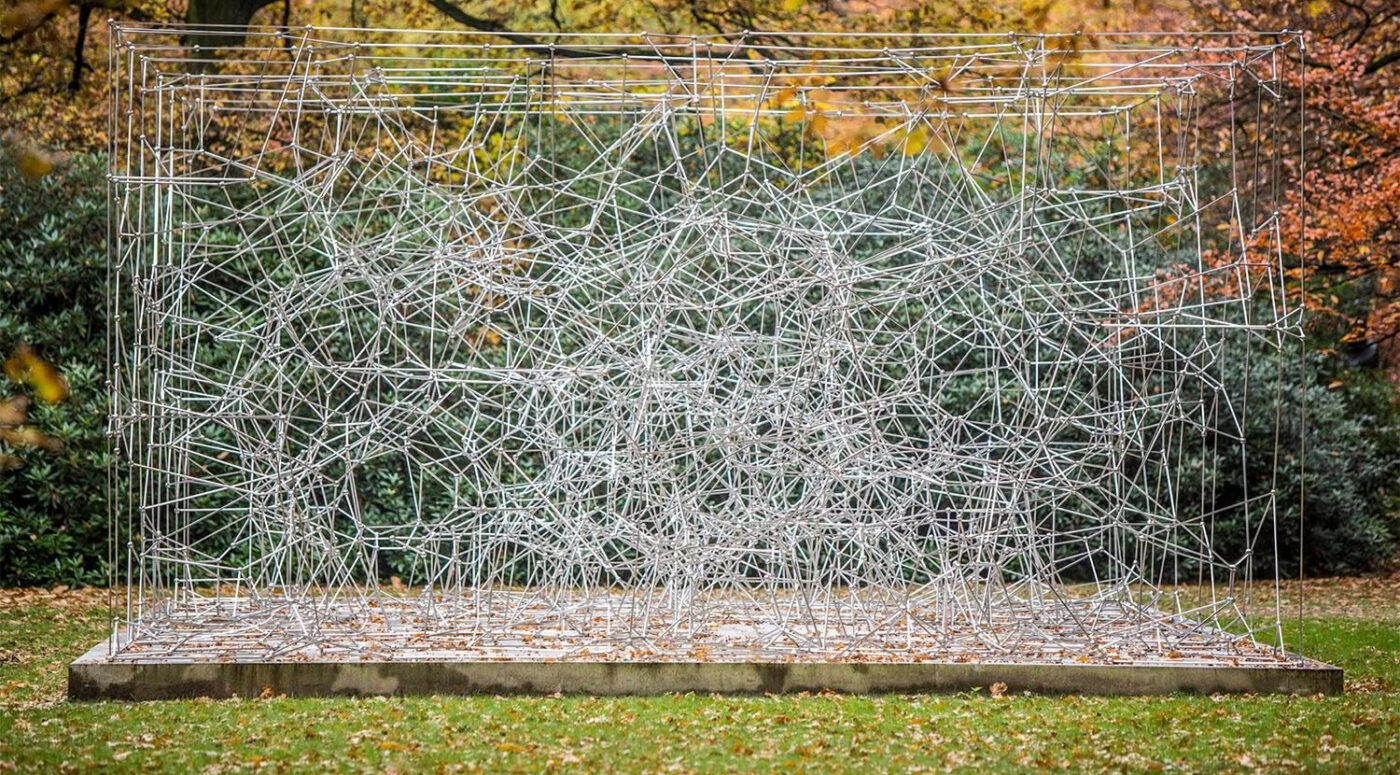 The outdoor art installation. Photo courtesy of Joris Casaer.