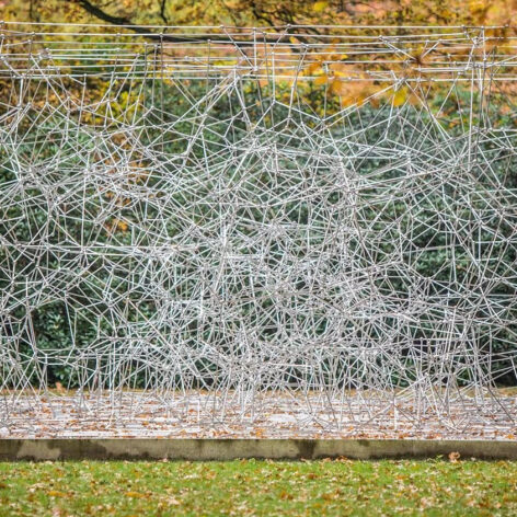 The outdoor art installation. Photo courtesy of Joris Casaer.