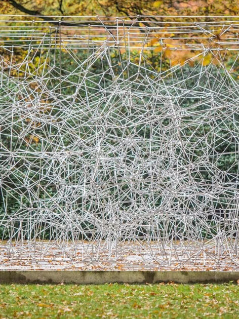 The outdoor art installation. Photo courtesy of Joris Casaer.