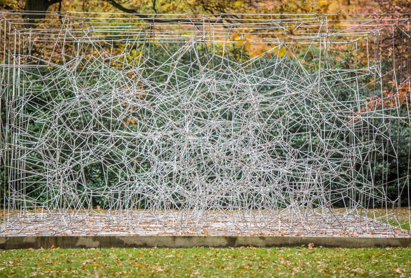 The outdoor art installation. Photo courtesy of Joris Casaer.