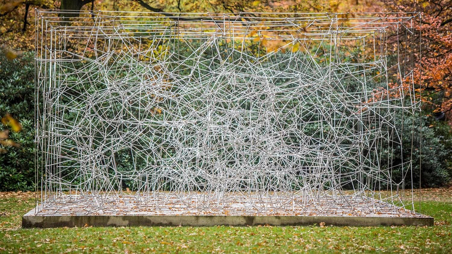 The outdoor art installation. Photo courtesy of Joris Casaer.