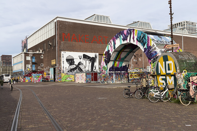 A unique cultural hotspot on the former NDSM wharf in Amsterdam-Noord.