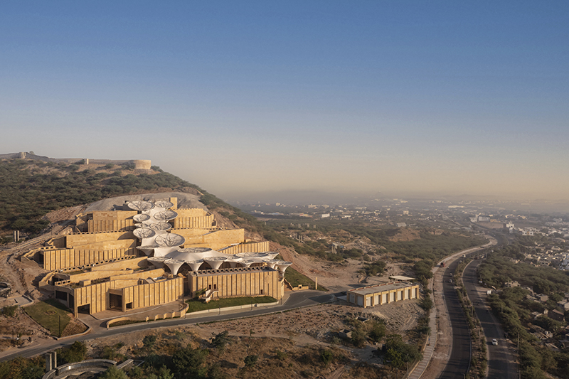 Smritivan's landscape-integrated design earned it the UNESCO Prix Versailles, marking a historic first for Indian architecture on the world stage.