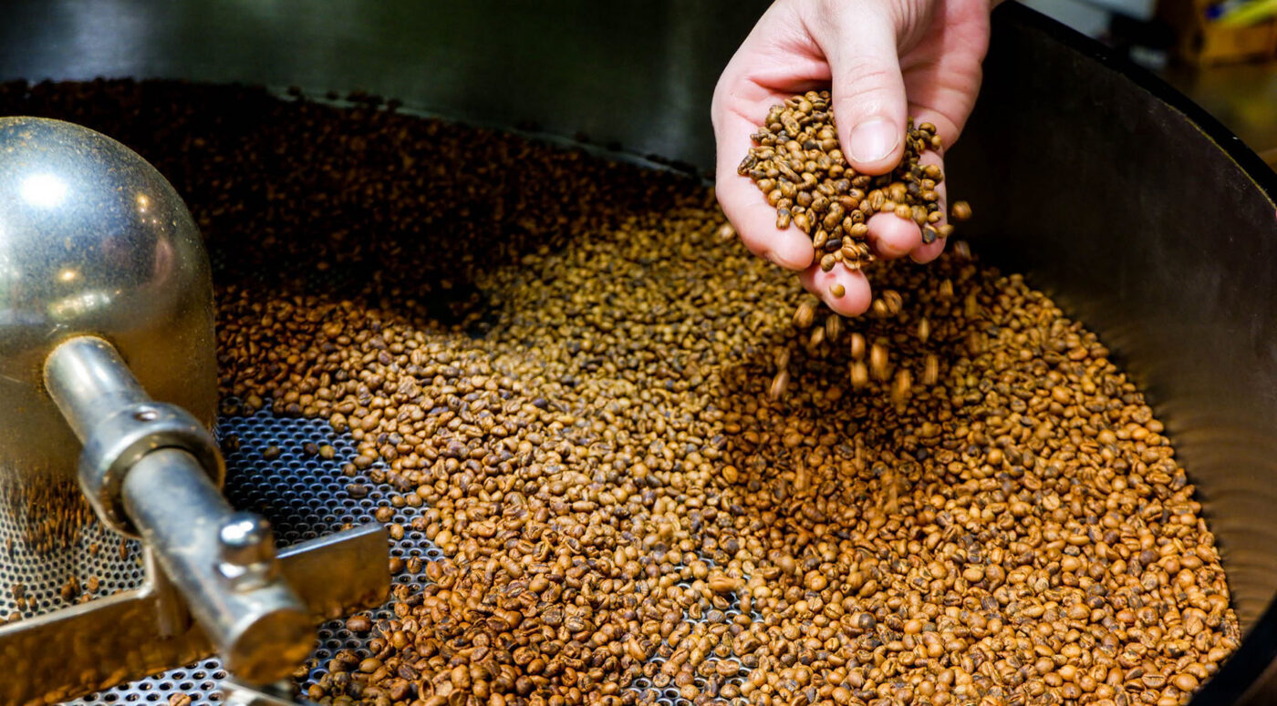 Racemosa coffee beans are rare and served at XLIII Coffee in Da Nang.