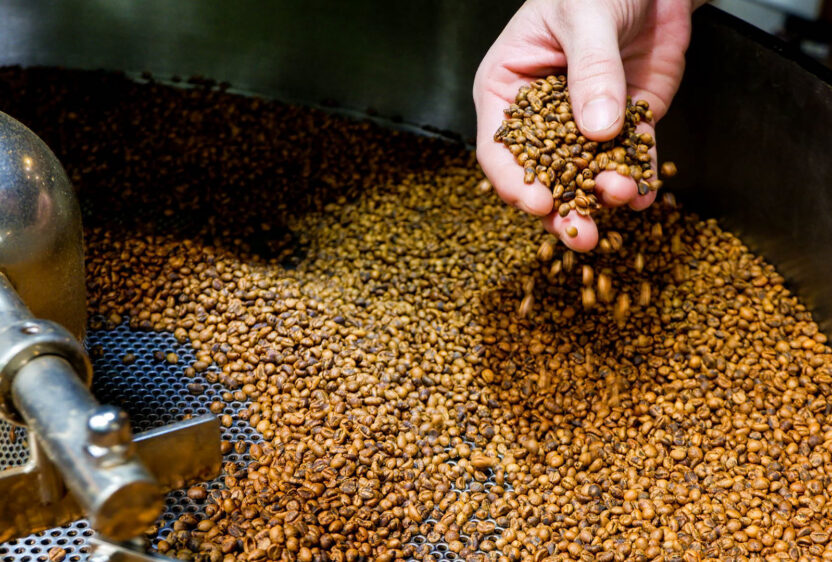 Racemosa coffee beans are rare and served at XLIII Coffee in Da Nang.