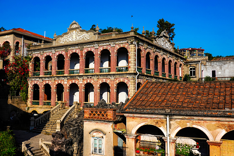 The villa on Gulangyu Island.