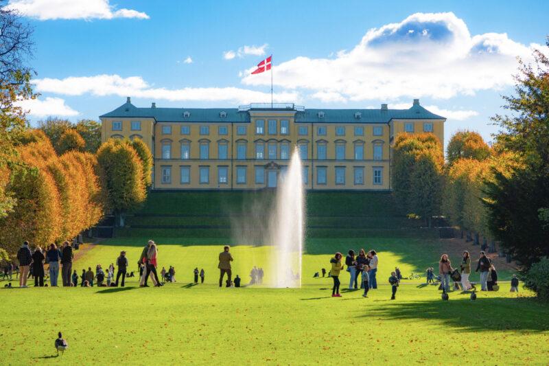 The Frederiksberg Palace is a historic baroque landmark in Copenhagen.